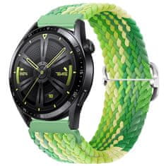 BStrap Elastic Nylon pašček za Xiaomi Amazfit GTR Mini, lime