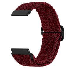 BStrap Braid Nylon pašček za Xiaomi Amazfit GTR Mini, red black