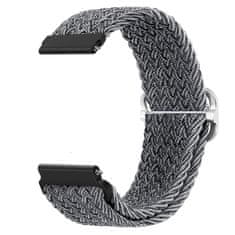 BStrap Braid Nylon pašček za Xiaomi Amazfit GTR Mini, gray black