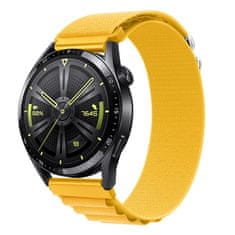 BStrap Nylon Loop pašček za Xiaomi Amazfit GTR Mini, yellow