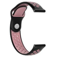 BStrap Silicone Sport pašček za Xiaomi Amazfit GTR Mini, black/pink