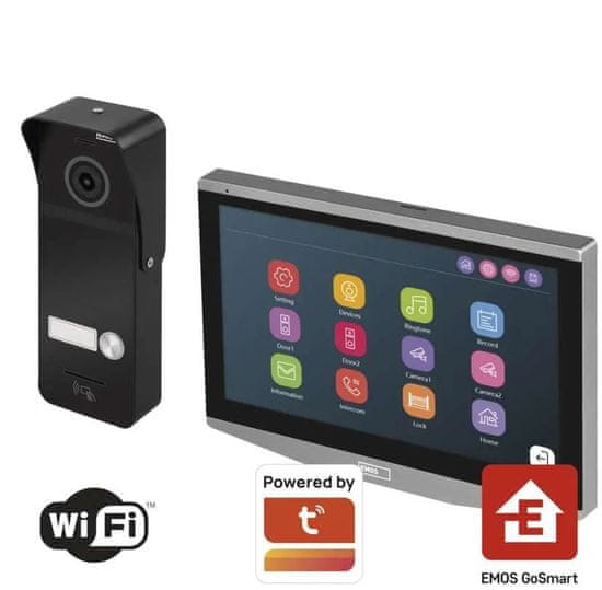 Emos GoSmart H4020 video domofon set IP-750A Wi-Fi - odprta embalaža