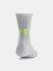 Under Armour Nogavice UA 3-Maker 3pk Mid-Crew-GRY M