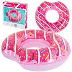 WOWO Napihljiv plavalni obroč Bestway Donut - Napihljiv plavalni obroč Bestway Pink Donut 107 cm, največ 100 kg - 36118