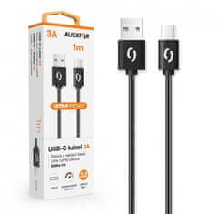 Aligator Podatkovni kabel POWER 3A, USB-C 1m črn