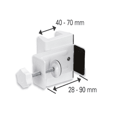 MaxTrack Nosilec za električne razdelilce NVZ 5W beli