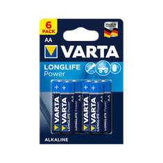 shumee VARTA LR06 LONGLIFE alkalna baterija 6 kos/bl.