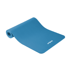 shumee Gimnastična podloga za jogo, pilates, fitnes, 183x61cm, debelina 1cm, material NBR, modra, REBEL ACTIVE