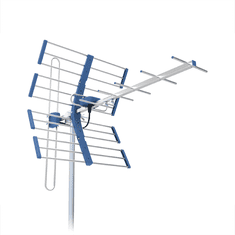 shumee TV antena DVB-T/T2 VHF/UHF TT W19 srebrna COMBO 5G zaščitena Telkom Telmor