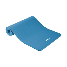 shumee Gimnastična podloga za jogo, pilates, fitnes, 183x61cm, debelina 1,5cm, material NBR, modra, REBEL ACTIVE