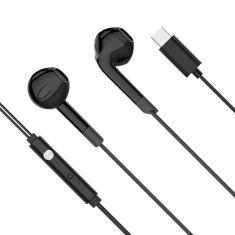 shumee Kruger&amp;Matz C2 in-ear slušalke z mikrofonom za USB-C, črne