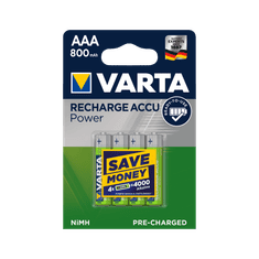 shumee VARTA AAA 800mAh baterija 4kos/bl.