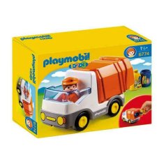 NEW Playset Playmobil 1,2,3 Garbage Truck 6774