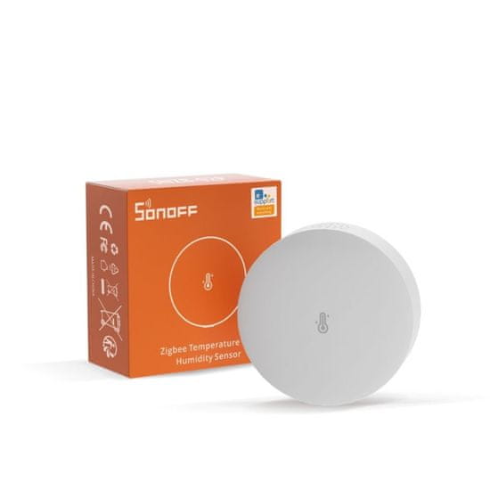 Sonoff SNZB-02P – Zigbee senzor temperature in vlažnosti (okrogel)