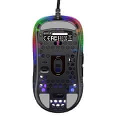 Cherry Xtrfy MZ1 (MZ1-RGB-BLACK-TP) RGB Gaming ultra lahka miška