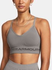 Under Armour Nedrček UA Seamless Low Long Bra-GRY M