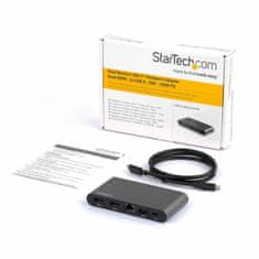 NEW USB Hub Startech DK30C2HAGPD Črna Siva USB-C