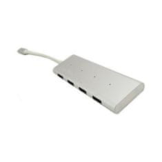 NEW USB Hub CoolBox COO-HUC4U3 Bela (4 Vrata)