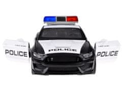 Toys Kovinsko policijsko vozilo Ford Shelby GT350 v merilu 1:32 semaforji ZA4610