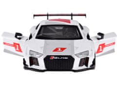 Toys Audi R8 LMS v merilu 1:32 kovinski športni avtomobil z zvoki luči ZA4609