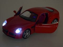 Toys Kovinski model avtomobila Alfa Romeo 8C Competizione v merilu 1:32 light ZA4607