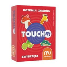 WOWO Izobraževalna igra s kartami za otroke - MUDUKO Touch It! Živali za otroke 5+