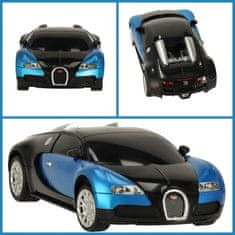 WOWO Avto na daljinsko upravljanje Bugatti Veyron - RC Bugatti Veyron 1.24 Blue z licenco