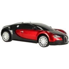 WOWO Bugatti Veyron RC Car - RC Avto na daljinsko upravljanje Bugatti Veyron Licenca 1:24 - Rdeča