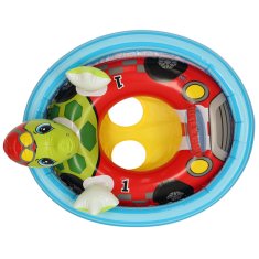 WOWO Plavalni obroč za otroke - Intex 59570 - Napihljiv plavalni obroč za otroke z želvo, 3-4 leta, max 23 kg