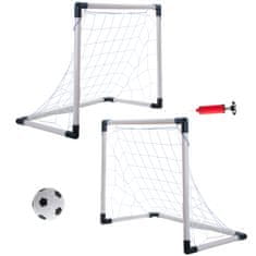 WOWO Nogometni gol za otroke - Otroški nogometni gol 2v1, dimenzije 143x110x70cm