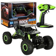 slomart Avto na daljinsko upravljanje RC Rock Crawler HB 2.4GHz 1:18 zelena