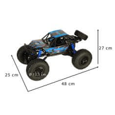 slomart Daljinsko upravljanje RC Crawler Climbing Car 1:10 4WD 48cm modra