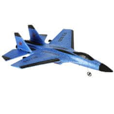 WOWO RC letalo SU-35 - RC letalo SU-35 Jet FX820 modra z daljinskim upravljalnikom