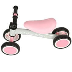 WOWO Pink Trike Fix Tiny Balance Bike - Štirikolesno Balance Bike Pink Trike Fix Tiny