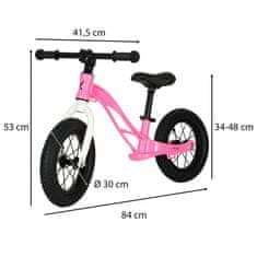 WOWO Balance Bike Trike Fix - ravnotežno kolo Active X1 Pink