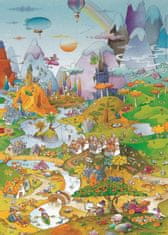 Heye Puzzle Cartoon Classics: Idila ob jezeru 1000 kosov