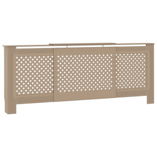 Vidaxl Pokrov za radiator MDF 205 cm