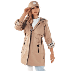 Dstreet Ženska jakna VERDU parka beige ty4224 S