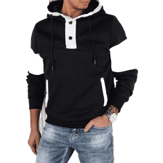 Dstreet Moška majica s kapuco BORRA black bx5645 XXL