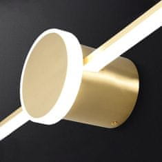 Toolight Kopalniška stenska svetilka LED okrogla zlata 40cm APP842-1W