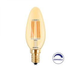 BRAYTRON LED sijalka svečka E14 4W dimm toplo bela 360lm CRI>80 360°