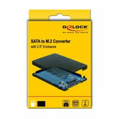 Delock adapter SATA - M.2 z ohišjem 62688