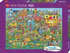 Heye Puzzle Pisala so moji prijatelji: Doodle Village 1000 kosov