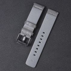 BStrap Fine Leather pašček za Xiaomi Amazfit GTR Mini, gray