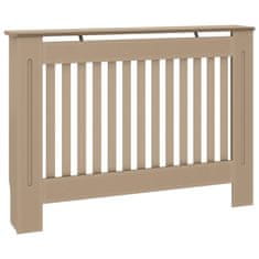 Vidaxl Pokrov za radiator 112x19x81,5 cm MDF