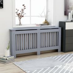 Vidaxl Pokrov za radiator antraciten 172x19x81,5 cm mediapan