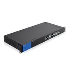 Linksys STIKALO 24-PORT 100/1000 PoE Rack (LGS124P-EU)