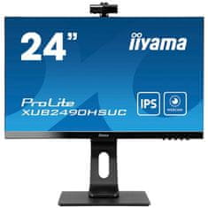 Monitor 60,5 cm (23,8) XUB2490HSUC-B5 1920x1080 IPS 5ms VGA HDMI DisplayPort USB2.0 Pivot Kamera Zvočniki sRGB99%