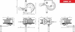 Dragon Winch Vitel prenosni s trakom, Dragon Winch DWK 25 1133 kg, 10 m podaljška