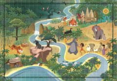 Clementoni Puzzle Story Maps: Jungle Book 1000 kosov